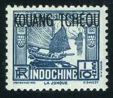 French Post Office In Kouang-Tcheou (China)  1937 Mi B129 MNH Sailing Ship | Junk | - Unused Stamps