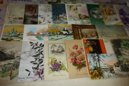 LOT DE 20 ILLUSTRATIONS ..."BONNE ANNEE" ... - 5 - 99 Cartes