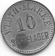 *notgeld  Senne Lager 10 Werth-marke  ND  Zn  12495.3 - Otros & Sin Clasificación