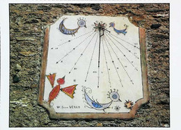 ►  Carte Postale CADRAN SOLAIRE - SUNDIAL Saint Veran 1984,    Collection Pierre Ricou - Altri & Non Classificati