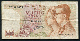 België 50 Frank 14-5- 1966 -NO:  1321 O 6674 - 50 Francs
