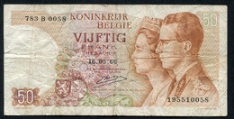 België 50 Frank 14-5- 1966 -NO:  783 B 0058 - 50 Francs