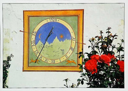 ►   Carte Postale CADRAN SOLAIRE - SUND Montbardon Restauré Par Rémi Potey  2001 ,     Sundial   Collection Pierre Ricou - Autres & Non Classés