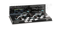 Mercedes AMG W07 Hybrid – Nico Rosberg/Lewis Hamilton - Constructor W-C 2016 #6 & #44 - Minichamps - Minichamps