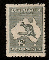 Australia SG 35b  1915-20 3rd Wtmk Kangaroo,2d Grey,Mint  Hinged - Mint Stamps