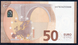 50 EURO ITALIA  SA  S037  Ch. "82"  - DRAGHI   UNC - 50 Euro
