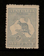 Australia SG 38  1915-20 3rd Wtmk Kangaroo,6d Ultramarine,Mint Never Hinged - Ongebruikt