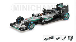 Mercedes AMG W07 Hybrid - Lewis Hamilton – 1st GP Brazil 2016 #44 - Minichamps - Minichamps