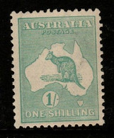 Australia SG 40  1915-20 3rd Wtmk Kangaroo,One Shilling Green,Mint Never Hinged - Ungebraucht