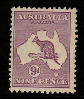 Australia SG 108 1929-30 Small Multi Wtmk Kangaroo,9d Violet,Mint Never Hinged - Ongebruikt