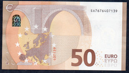 50 EURO ITALIA  SA  S036  Ch. "67"  - LAGARDE   UNC - 50 Euro