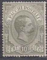 Italy 1884 Pacchi Postali Mi#1 Sassone#1 Mint Hinged - Ongebruikt