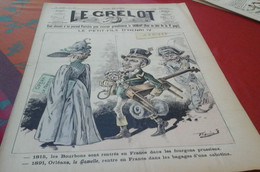 Journal Satirique Le Grelot N°1043 Avril 1891 Caricature Le Petit Fils D'Henri IV Philippe D'Orléans Prince "Gamelle" - 1850 - 1899