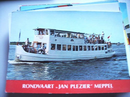 Nederland Holland Pays Bas Meppel Met Rondvaartboot Jan Plezier - Meppel