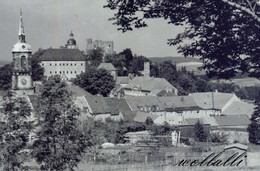 Rarität Frauenstein Sachsen Wohnhäuser Kirche Burg Sw 1966 Gel. 5.7.1972 Photo-Eulitz Radeberg - Frauenstein (Erzgeb.)