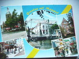 Nederland Holland Pays Bas Meppel Met Brug En Winkelstraat - Meppel