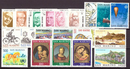 SAN MARINO 1983 ANNATA CPL.**  MNH - Annate Complete