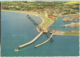 Büsum - Hafeneinfahrt Mit Teil Der Hafenanlage - Luftaufnahme Verlag Otto Schulze Lübeck - Büsum