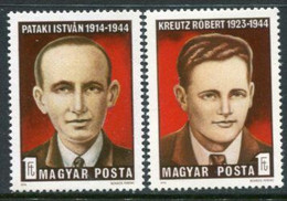 HUNGARY 1974 Resistance Fighters. MNH / **.  Michel 3005-06 - Nuevos