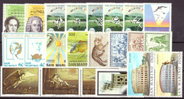 SAN MARINO 1985 ANNATA CPL.**  MNH - Années Complètes