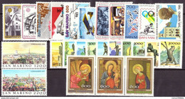 SAN MARINO 1987 ANNATA COMPLETA ** MNH - Full Years