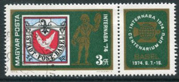 HUNGARY 1974 INTERNABA Stamp Exhibition Used.  Michel 2956 - Oblitérés