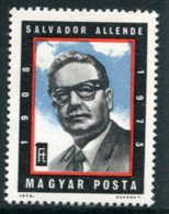 HUNGARY 1974 Allende Commemoration MNH / **.  Michel 2939 - Nuovi