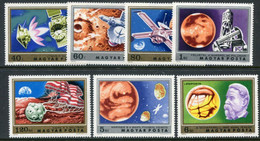 HUNGARY 1974 Mars Exploration MNH / **.  Michel 2931-37 - Nuevos