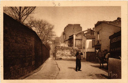 CPA AK PARIS 20e Quartier Charonne Vieilles Rues Autour Du Cimetiere (537958) - Arrondissement: 20