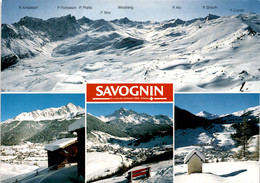 Savognin - 4 Bilder (012-571) * 26. 1. 1993 - Savognin