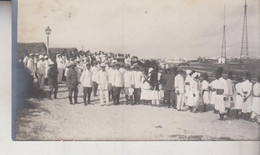 SOMALIA ITALIANA COLONIE BENADIR FOTOGRAFIA ORIGINALE 1913/1915 FESTA ALLA 8° COMPAGNIA  CM 14 X 8 - Krieg, Militär