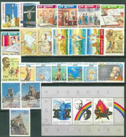 SAN MARINO 1991 ANNATA COMPLETA ** MNH - Annate Complete