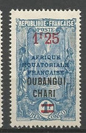 OUBANGUI N° 70 NEUF*  CHARNIERE   / MH - Neufs