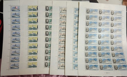 USSR Russia 1979 Sheet Soviet Scientific Research Ships Transport Explorers People Ship Stamps MNH Edge Slightly Folded - Hojas Completas