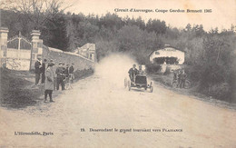 Coupe Gordon-Bennett  1905      63     Circuit D'Auvergne   Grand Tournant Vers Plaisance   Hirondelle 19  (voir Scan) - Sonstige & Ohne Zuordnung