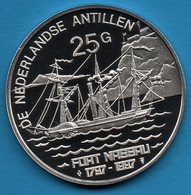 DE NEDERLANDSE ANTILLEN  25 GULDEN 1997 KM#  42   Argent 925‰ SILVER PROOF FORT NASSAU - Antilles Néerlandaises
