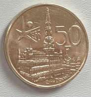 Pièce De Monnaie. Belgique. Roi Baudouin. Expo58. 50 Francs. Argent - 50 Franchi