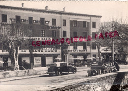 04-  DIGNE LES BAINS - SUR LA ROUTE DES ALPES ET ROUTE NAPOLEON - HOTEL RESTAURANT DU GRAND PARIS -DECAPOTABLE-RARE - Digne