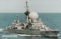 LE  DUQUESNE Frégate LANCE MISSILES   2001 Calendrier - Boats