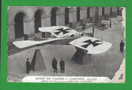 CARTES POSTALES GUERRE 14-18 MUSEE DE L'ARMEE AEROPLANE - War 1914-18