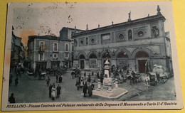 Avellino,piazza Centrale Col Palazzo Restaurato,animata - Avellino