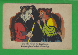 CARTES POSTALES HUMOUR MÉNAGE - Humour