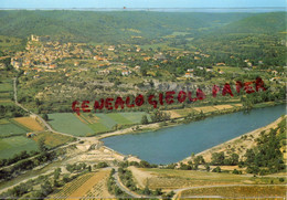 04-  GREOUX LES BAINS- VUE GENERALE  AU 1ER PLAN LA RETENUE D' EAU - Gréoux-les-Bains