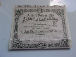 UNIVERSELLE DES APPAREILS CONTROLEURS (1897) - Unclassified