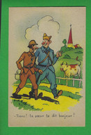 CARTES POSTALES HUMOUR MILITAIRE BIDASSE - Humour