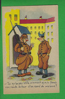 CARTES POSTALES HUMOUR MILITAIRE BIDASSE - Humour