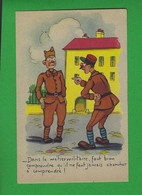 CARTES POSTALES HUMOUR MILITAIRE BIDASSE - Humor