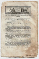 Bulletin Des Lois N°286 An XI 1802-1803 Ecoles 27e Division Militaire (Italie, Marengo...)/Dépenses Lyon Bordeaux/Rennes - Décrets & Lois