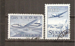 Finlandia-Finland Nº Yvert  Aéreo 8-9 (usado) (o) - Used Stamps