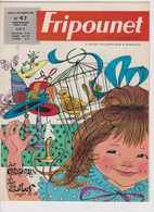 Fripounet Marisette N° 47 Du 21 Novembre 1968  Larajasse Plouhinec Chambray Les Tours Les Droits De L'homme Luther King - Fripounet